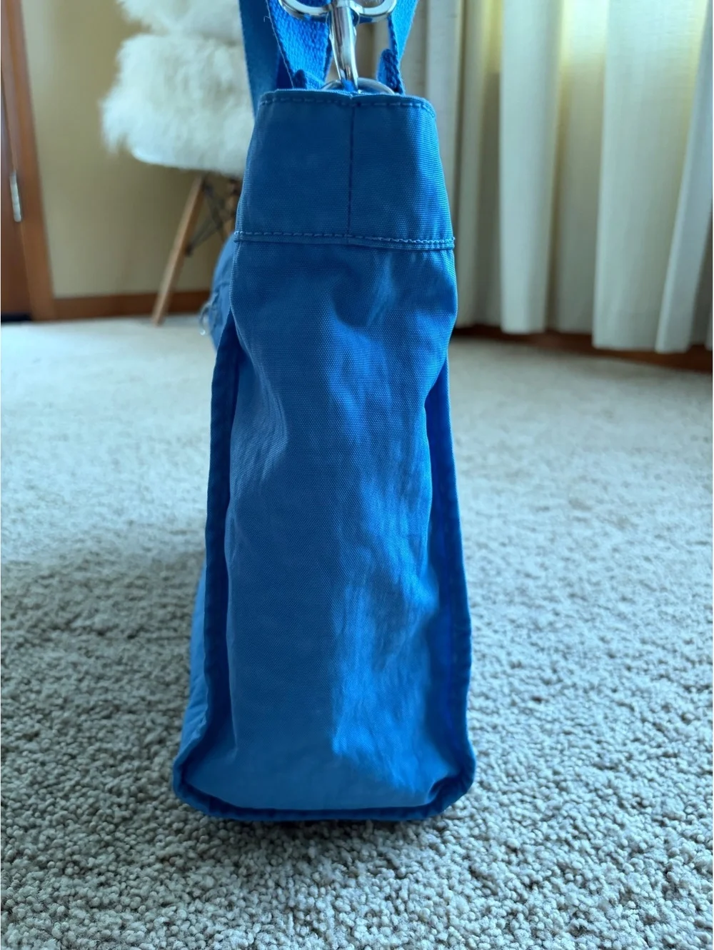 Blue Kipling medium tote bag crossbody hobo
